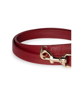 Pasear Perro Collection Correas De Piel | Correa Cuero Para Perros Scarlet