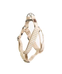 Pasear B de Bruno Arneses De Nylon | Arnes Perro Vichy Beige