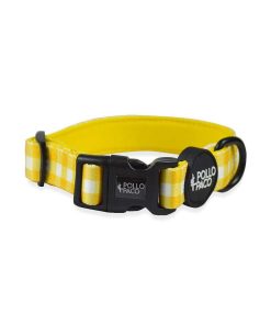 Pasear Pollo & Paco Collares Perro Peque O | Collar Perro Vichy Amarillo