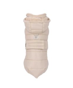 Ropa Fashion Dog | Abrigo Para Perro Plumas Beige