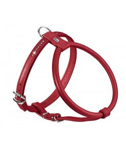 Pasear Hunter Arneses De Piel | Arn S Round & Soft Luxus Elk Chili