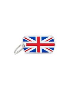 Pasear My Family Otras Formas | Chapa Perro Personalizada Bandera De Inglaterra