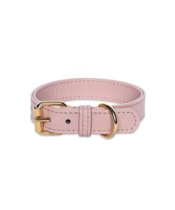 Pasear Perro Collection Collares De Piel | Collar Cuero Perro Blush