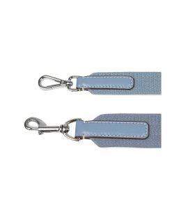 Pasear Carlotta Palermo Correas De Piel | Correa De Perro Textile Azul Claro