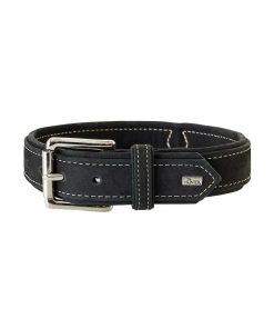 Pasear Hunter Collares De Piel | Collar Perro Grande Noruego Hunting Negro