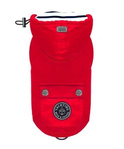 Ropa Milk & Pepper | Impermeable Para Perros Babord Rojo