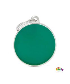 Pasear My Family C Rculo | Chapa Perro Basic Handmade C Rculo Grande Verde