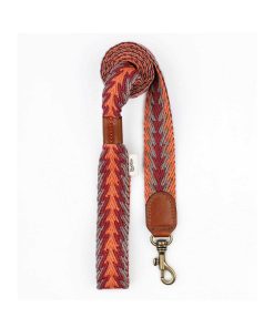 Pasear Buddys Dogwear Correas De Piel | Correa Cuero Para Perros - Peruvian Flecha Naranja