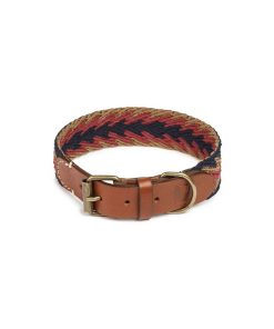 Pasear Buddys Dogwear Collares De Piel | Collar Perro Peruvian Flecha Azul