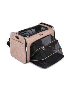 Viajar Wouapy | Bolso Para Perros Camping Beige