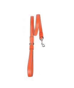 Pasear Carlotta Palermo Correas De Piel | Correa Cuero Para Perros Grandes - Strong Naranja