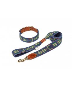 Pasear Buddys Dogwear Correas De Piel | Correa Cuero Para Perros - Perro Etna Azul