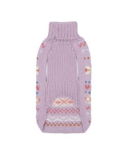 Ropa Alqo Wasi | Jersey Para Perro De Lana De Alpaca - Lavender