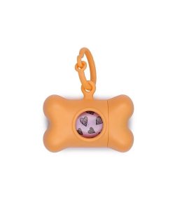 Pasear United Pets | Porta Bolsas Bon Ton Nano 2Nd Life Naranja