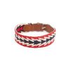 Pasear Buddys Dogwear Collares De Piel | Collar Cuero Perro Peruvian Flecha Rojo