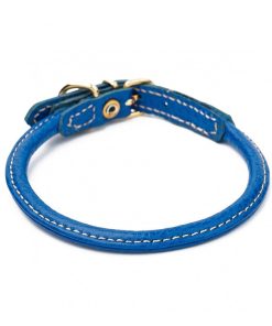 Pasear La Cinopelca Collares De Piel | Collar Cuero Perro - La Cinopelca Azul