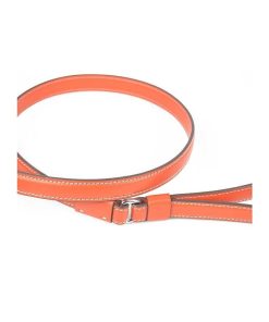 Pasear Carlotta Palermo Correas De Piel | Correa Cuero Para Perros Grandes - Strong Naranja