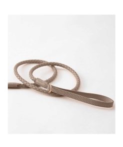 Pasear Due punto Otto - Design for Dogs Correas De Piel | Correa Cuero Para Perros - Ferdinando Beige