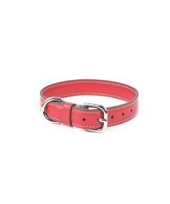 Pasear Carlotta Palermo Collares De Piel | Collar Cuero Perro Essential Amapola