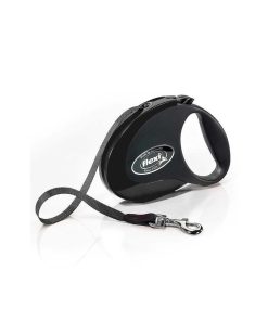 Pasear Flexi Correas Extensibles | Correa Extensible Para Perro - Flexi Style Negra